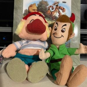 Disney Mini Beanie Baby 2 Peter Pan